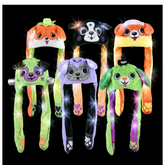 Halloween Themed Popping Ear Light Up Hat For Kids - Assorted